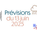 Texte : Prévisions du 13 juin 2025