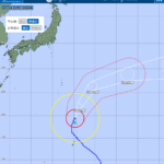Carte des Previsions du 17 avril 2026 typhon 4